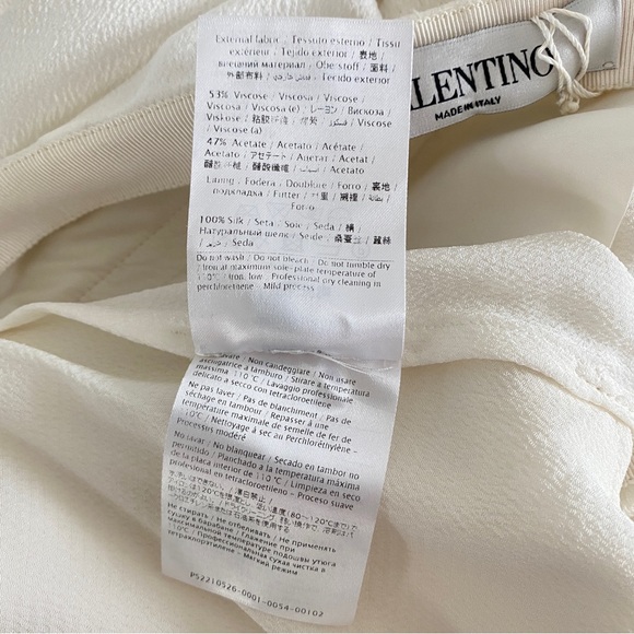 Valentino ivory maxi Satin Skirt - Picture 4 of 9